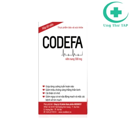 Codefa -  Sản phẩm hỗ trợ tăng cường sức khỏe tim mạch