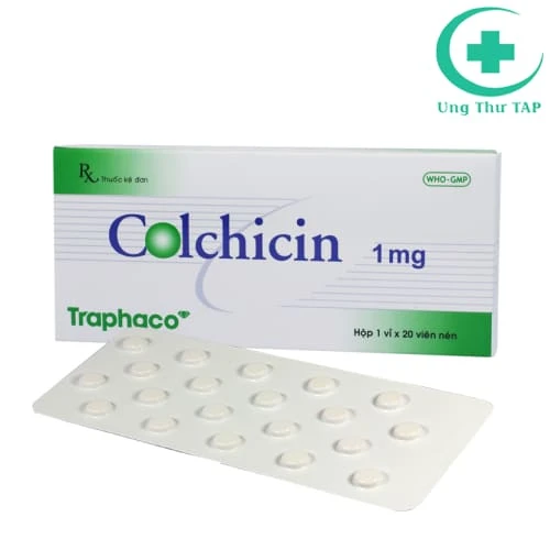Colchicin 1mg Khapharco - Thuốc điều trị bệnh gút hiệu quả