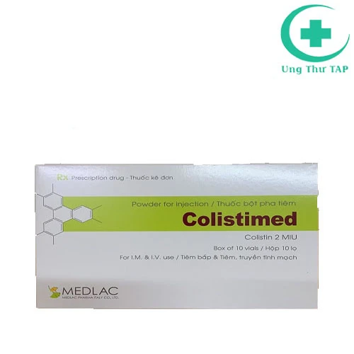 Colistimed 2MIU - Thuốc điều trị nhiễm khuẩn nặng