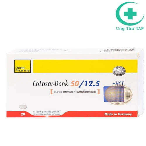 Colosar-Denk 50/12.5 - Thuốc điều trị tăng huyết áp của Đức