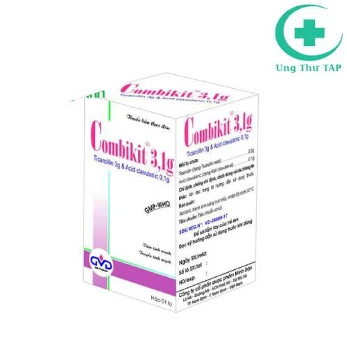 Combikit 3,1g MD Pharco - Thuốc điều trị nhiễm khuẩn