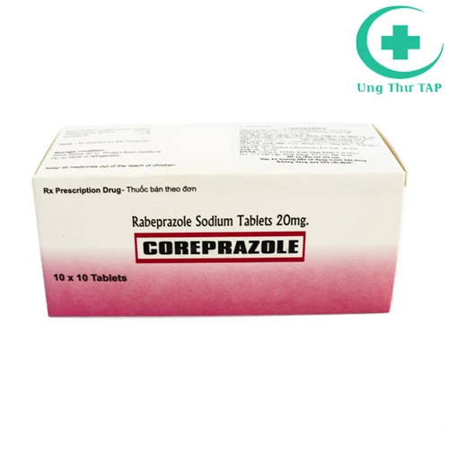 Coreprazole - Trị bệnh lý hồi lưu dạ dày thực quản, loét tá tràng