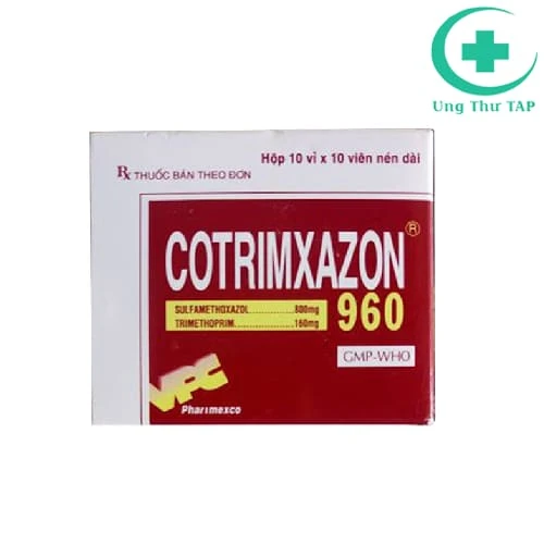 Cotrimxazon 960mg S.Pharm - Thuốc điều trị nhiễm khuẩn hiệu quả