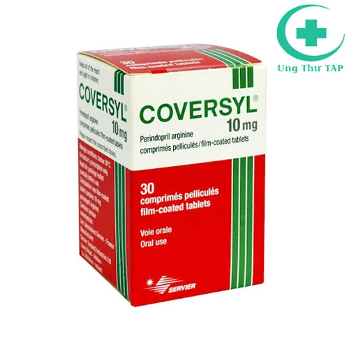 Coversyl 10mg - Thuốc điều trị cao huyết áp, suy tim sung huyết