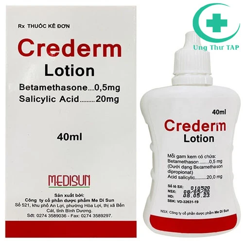 Crederm Lotion - Thuốc điều trị các bệnh ngoài da hiệu quả