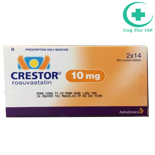 Crestor 10mg - Thuốc điều trị tăng cholesterol trong máu hiệu quả