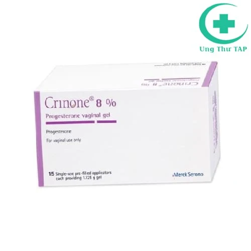 Crinone 8%  Merck - Thuốc điều trị hiếm muộn, vô sinh