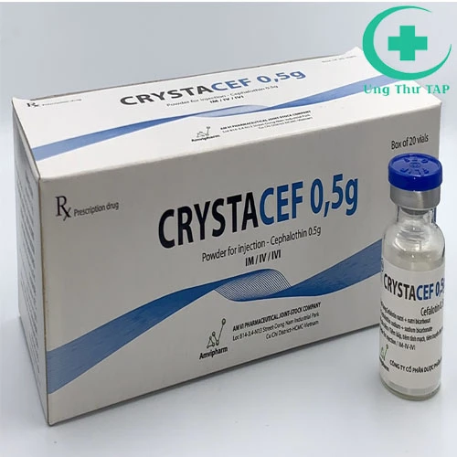 Crystacef 0,5g - Thuốc điều trị nhiễm khuẩn hiệu của DP Am Vi