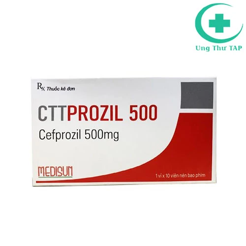 CTTProzil 500 - Thuốc điều trị nhiễm trùng hiệu quả của Me Di Sun