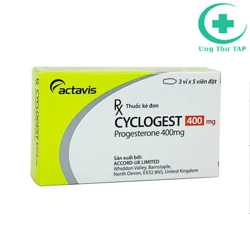 Cyclogest 400mg - Thuốc đặt điều trị dọa sẩy thai, sẩy thai