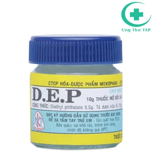 D.E.P 10g Mekophar - Thuốc điều trị ghẻ ngứa, trị côn trùng đốt