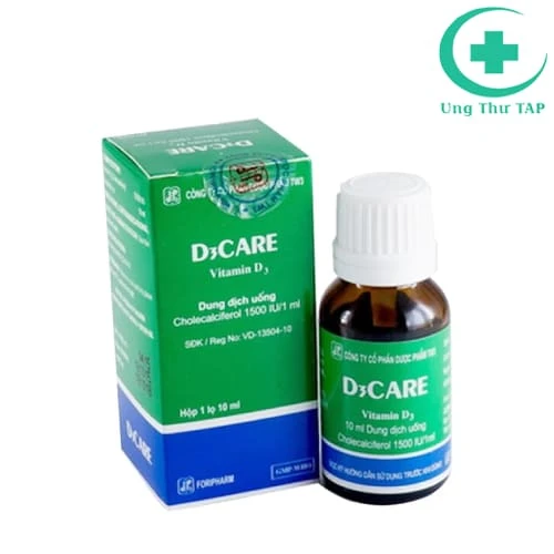 D3 care 10ml TW3 - Điều trị dự phòng các chứng thiếu Vitamin D