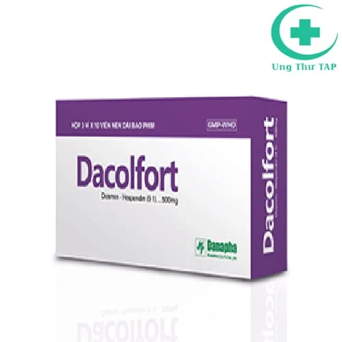Dacolfort - Thuốc trị suy tĩnh mạch - mạch bạch huyết, bệnh trĩ