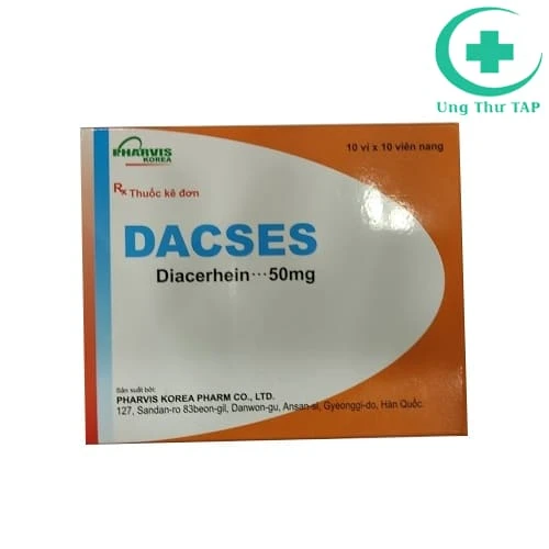 Dacses 50mg Pharvis - Thuốc điều trị các bệnh về khớp 