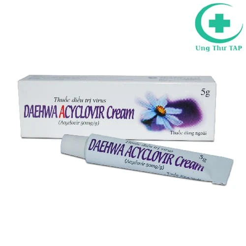 Daehwa Acyclovir 50mg Cream - Thuốc điều trị nhiễm virus da