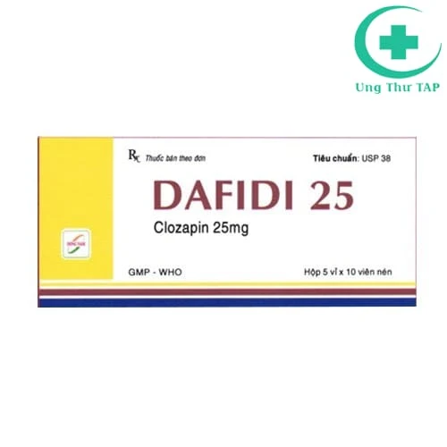 Dafidi 25mg Dong Nam - Thuốc điều trị tâm thần phân liệt