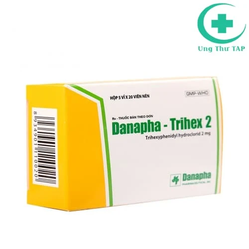 Danapha-Trihex 2 - Thuốc phụ trị các dạng Parkinson hiệu quả