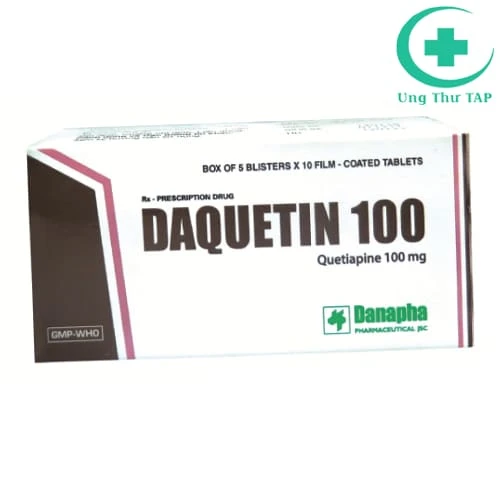 Daquetin 100 - Thuốc điều trị tâm thần phân liệt của Danipha