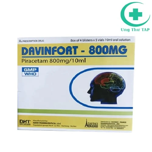 Davinfort-800mg - Thuốc điều trị bệnh do tổn thương não hiệu quả