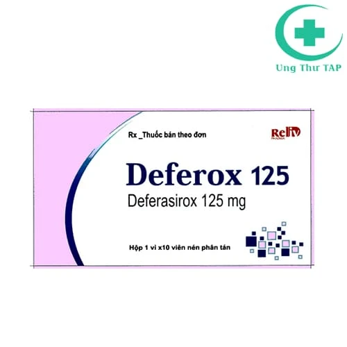 Deferox 125 Dopharma - Thuốc điều trị bệnh beta thalassemia