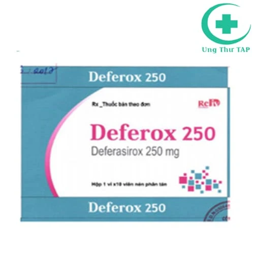 Deferox 250 - Thuốc điều trị quá tải sắt mạn tính hiệu quả