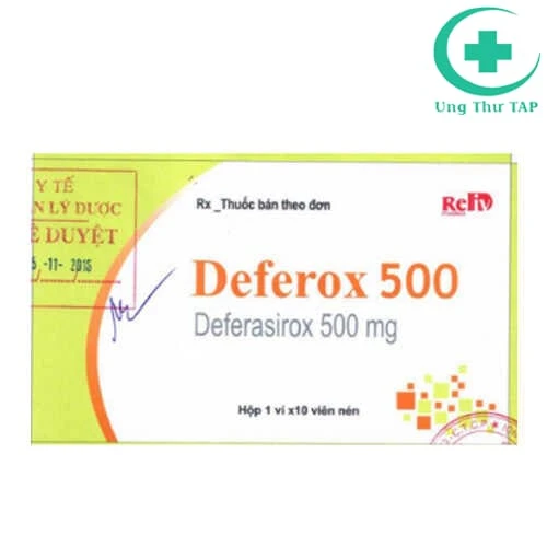 Deferox 500 - Thuốc điều trị quá tải sắt mạn tính chất lượng