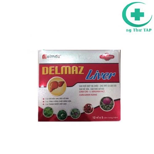 Delmaz Liver - Giúp giải độc gan, hạn chế tổn thương gan