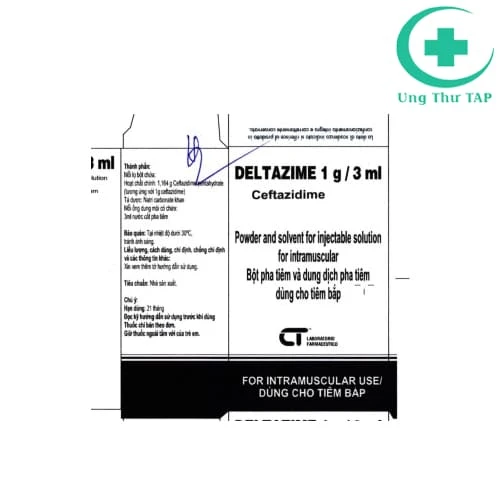 Deltazime 1g/3ml Laboratorio Farmaceutico CT - Thuốc nhiễm khuẩn