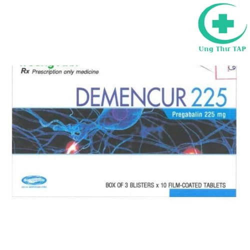 Demencur 225 - Thuốc điều trị đau thần kinh hiệu quả