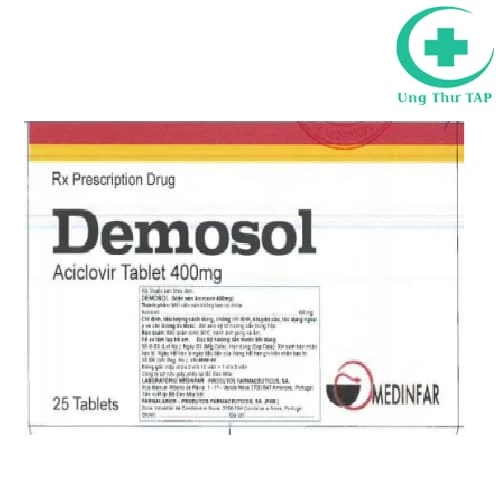 Demosol - Thuốc điều trị nhiễm herpes simplex, thủy đậu
