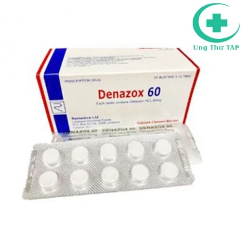 Denazox 60mg Remedica - Điều trị dự phòng đau thắt ngực