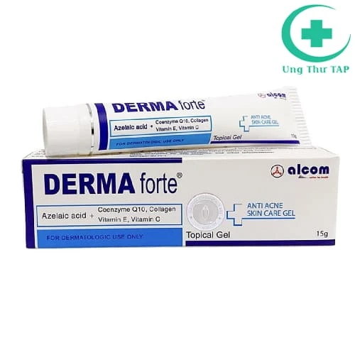 Derma Forte gel 15g -  Gel trị mụn, ngừa viêm bội nhiễm