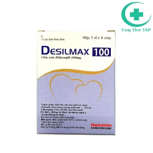 Desilmax 100 Macleods - Điều trị rối loạn chức năng cương dương
