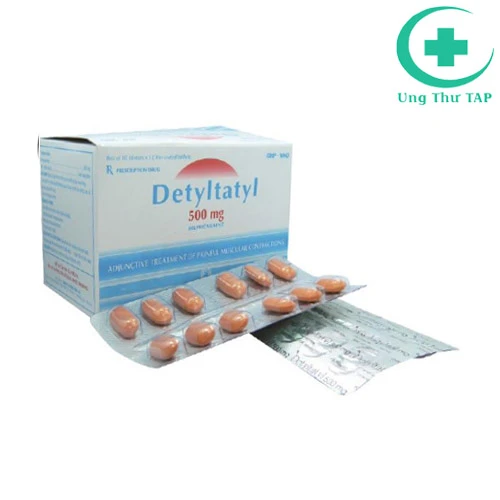 Detyltatyl 500mg - Điều trị thoái hóa, rối loạn tư thế cột sống