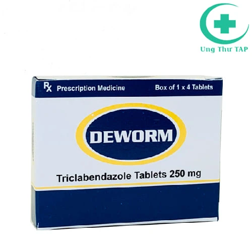 Deworm 250mg Atra Pharma - Thuốc điều trị bệnh sán lá ga