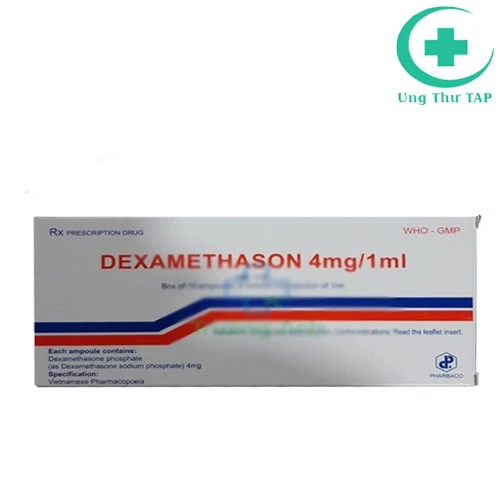 Dexamethason 4mg Thephaco - thuốc điều trị di ứng nặng, giảm viêm
