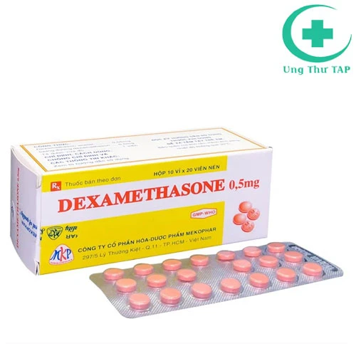Dexamethasone 0,5mg Mekophar - Thuốc điều trị hen, dị ứng nặng 