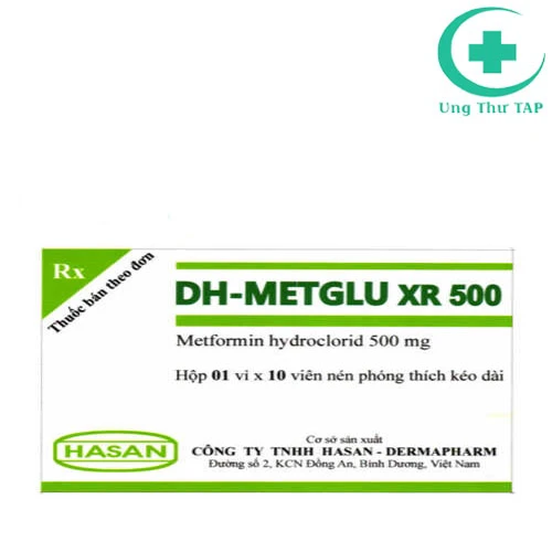 Dh-Metglu Xr 500 - Thuốc điều trị đái tháo đường tuýp II