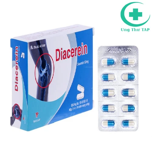 Diacerein 50mg MD pharco - Thuốc trị thoái hóa khớp hông, khớp gối