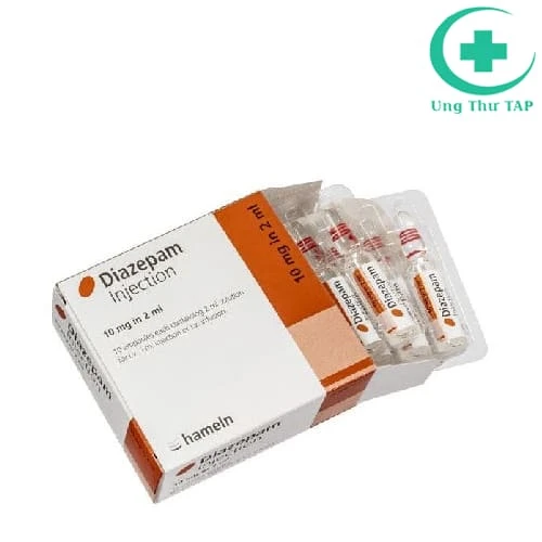 Diazepam-Hameln 5mg/ml Injectio - Thuốc tâm thần, thần kinh
