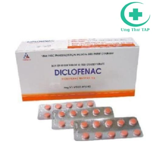 Diclofenac 50 Hanoipharma - Thuốc chống viêm, giảm đau xương khớp