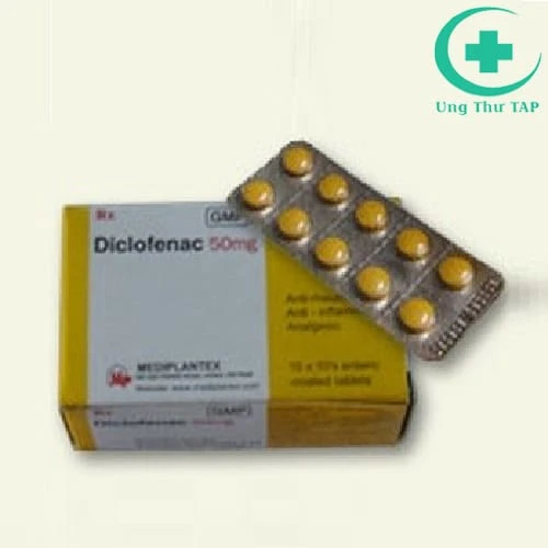 Diclofenac 50mg - Thuốc trị viêm, đau khớp hàng đầu