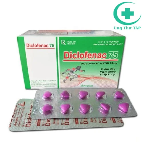 Diclofenac 75 Vacopharm - Thuốc điều trị dài ngày viêm, đau khớp