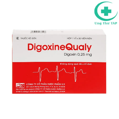 DigoxineQualy 0.25mg F.T - Thuốc điều trị suy tim hiệu quả