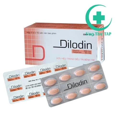 DilodinDHG - Thuốc hỗ trợ điều trị cơn trĩ cấp, mạn tính