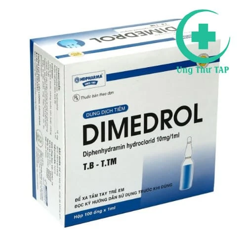 Dimedrol HDpharma - Thuốc chống dị ứng hiệu quả của HDpharma