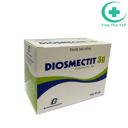 Diosmectit 3g Becamex - Thuốc điều trị viêm thực quản, dạ dày