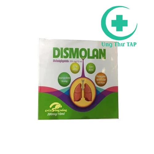Dismolan 200MG/10ML - Thuốc điều trị đường hô hấp có dịch nhầy