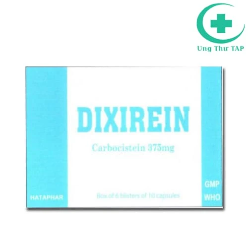 Dixirein - Thuốc trị viêm họng, viêm nhiễm đường hô hấp