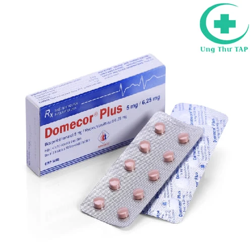 Domecor plus 5mg/6,25mg - Thuốc trị tăng huyết áp của DOMESCO